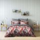 Dazzeling Dusk Digital Printed 4 Pcs Set(1 Comforter - 240X260 Cm + 1 Fitted - 180X200+30Cm+ 2 H/W Pillow- 50X75Cm) Red 493