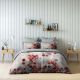 Dazzeling Dusk Digital Printed 4 Pcs Set(1 Comforter - 240X260 Cm + 1 Fitted - 180X200+30Cm+ 2 H/W Pillow- 50X75Cm) Grey Dd-008