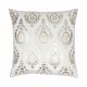 Edria Metallic Foil Printed
  Beaded Decorative
  Filled Cushion
  45x45Cm
  6149521 Ivr/Gld