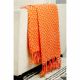 Takisha Tie Dye Acrylic Throw-127X154Cm-Rust