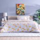 Shoreline Marbles 3-Piece Queen Comforter Set -Grey