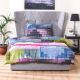 Shoreline Tweed Check 2-Piece Single Comforter Set -Teal
