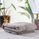 Organic Cotton Bath Sheet 150x90 Cm Grey