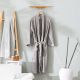 Essential Shawl Collar Cotton Bathrobe Extra Large Grey