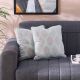 Bliss Minimal 2-Piece Cushion Set-45X45 Cm -Grey/Mint