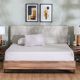 Paradise Dove King Fitted Sheet 180x200 Cm Grey