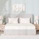 Paradise Lark King Fitted Sheet 180x200 Cm Beige