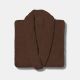 Sapphire Unisex Bathrobe -Brown
