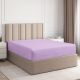 Sterling Solid Micro Fitted Sheet 180X200+30 Cm Lavender