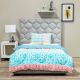 Casablanca 2 -Pcs Single Comforter Set 160x240 Cm Teal