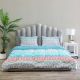 Casablanca 3 -Pcs Queen Comforter Set 200x240 Cm Teal