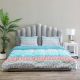 Casablanca 3 -Pcs King Comforter Set 240x260 Cm Teal