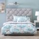 Samarkand 3 -Pcs Queen Comforter Set 200x240 Cm Sky Blue
