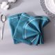 Gracie 2 -Pcs Napkin Set 45x45 Cm Teal Gold