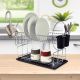 Atticus 2 Tier Dish Rack Chrome 50.5X23.5X35.5HCM