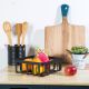 Atticus Iron Fruit Basket Black 22 X 22 X 8 Cm