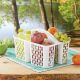 Florida Compile Divided Organizer Basket With Handle 30.5 x 21.5 x 18.5 Cm