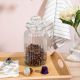 Cambria Glass Storage Jar Clear 1300 Ml