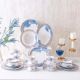 Daphne 32-Piece New Bone China Dinner Set -Serve 6