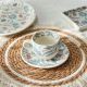 Samarakand Cup & Saucer Blue Cup:7.5 Dia 180Ml,Saucer :14 Cm