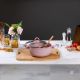 Smoky Pink Marble Coating 20Cm Casserole - 15033