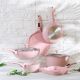 Elite 8 PC Cookware Set Pink(Best Buy Product)