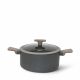 Fissman Stockpot Nikki 24X11 Cm / 4.65 Ltr With Glass Lid With Induction Bottom