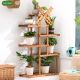 Bria Multilayer Display Plant Holder - Oak