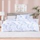 Viviana Bloomed 3-Piece King Duvet Cover Set White