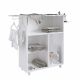 Cleffa Ironing Board With Cabinet - White