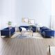 Rosanna 3+2+1 Fabric Sofa Set - Navy Blue